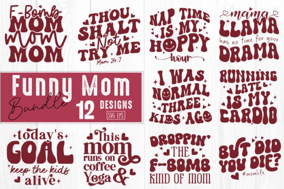 Funny Mom Bundle 12 Designs: A Designer Review