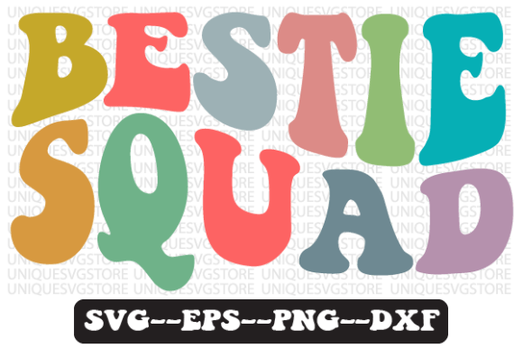 Reviewing the Bestie Squad Quote Retro SVG for Embroidery