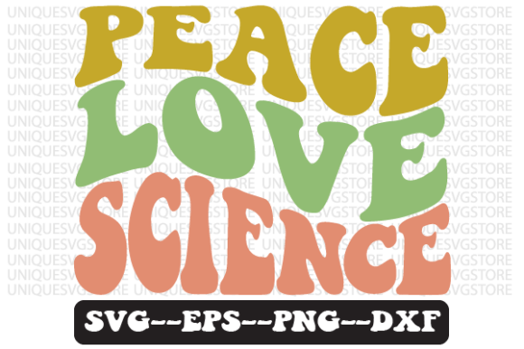 Reviewing the Peace Love Science Retro SVG Design